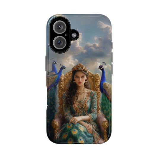 Hera Peacock Empress Golden Throne - Tough iPhone Case
