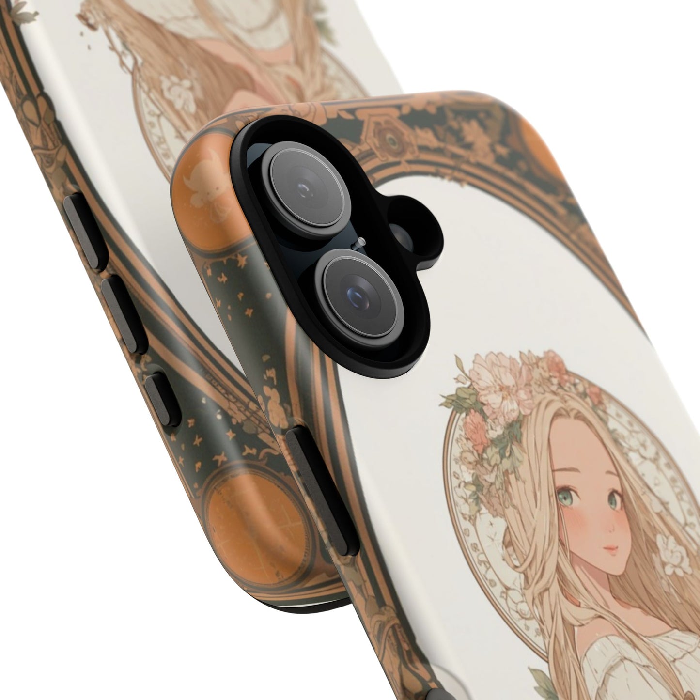 Taurus Floral Maiden - Tough iPhone Case