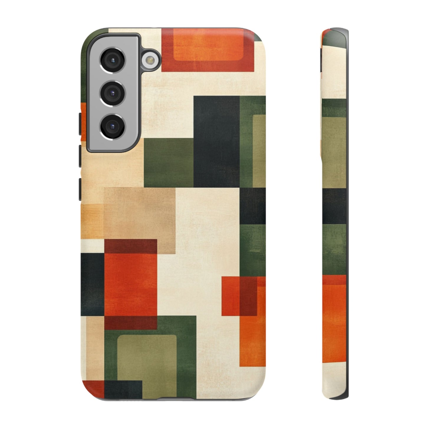 Mid-Century Modern Geometric Pattern Phone Case - iPhone, Google Pixel, Samsung Galaxy