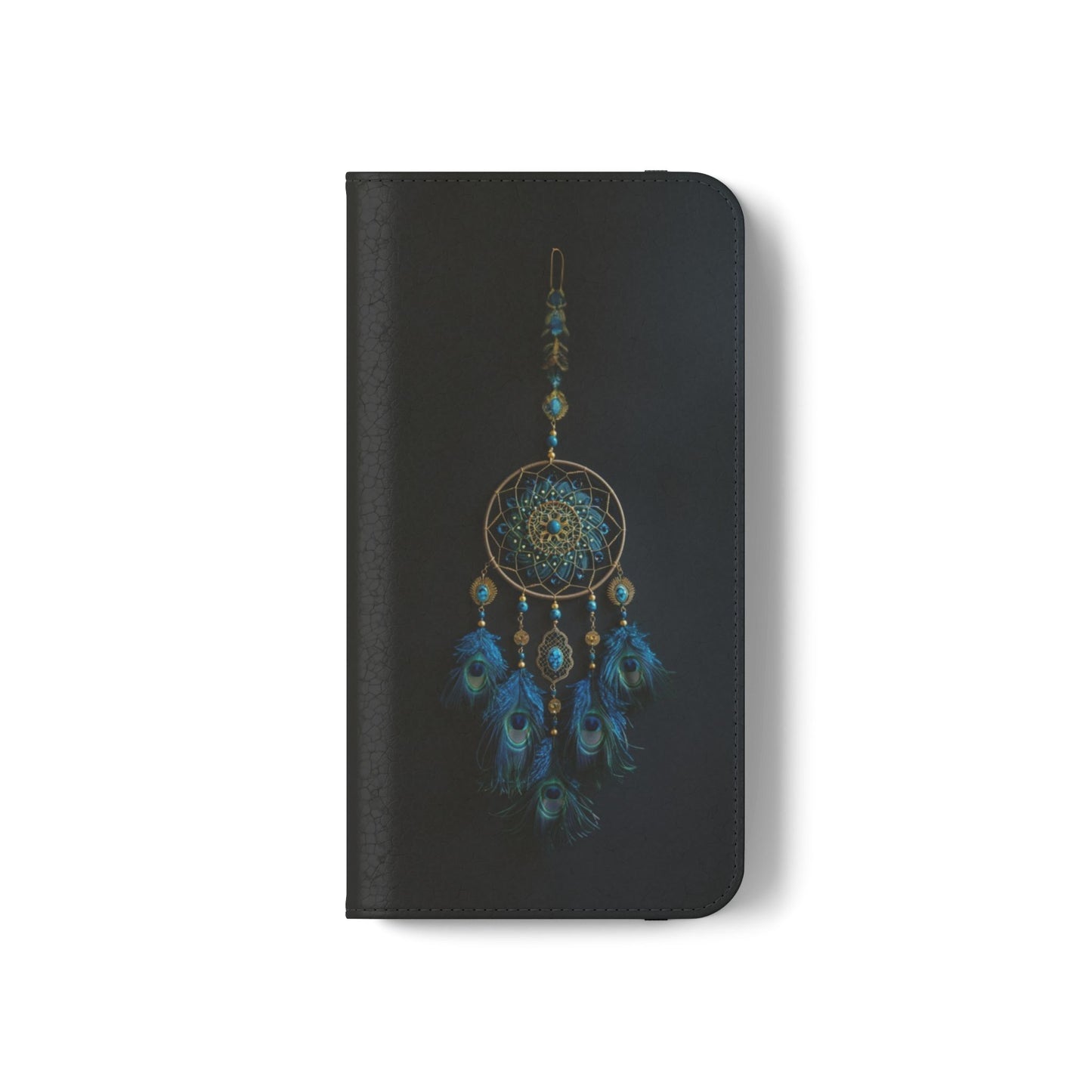 Peacock Feather Dreamcatcher - Wallet Flip Case