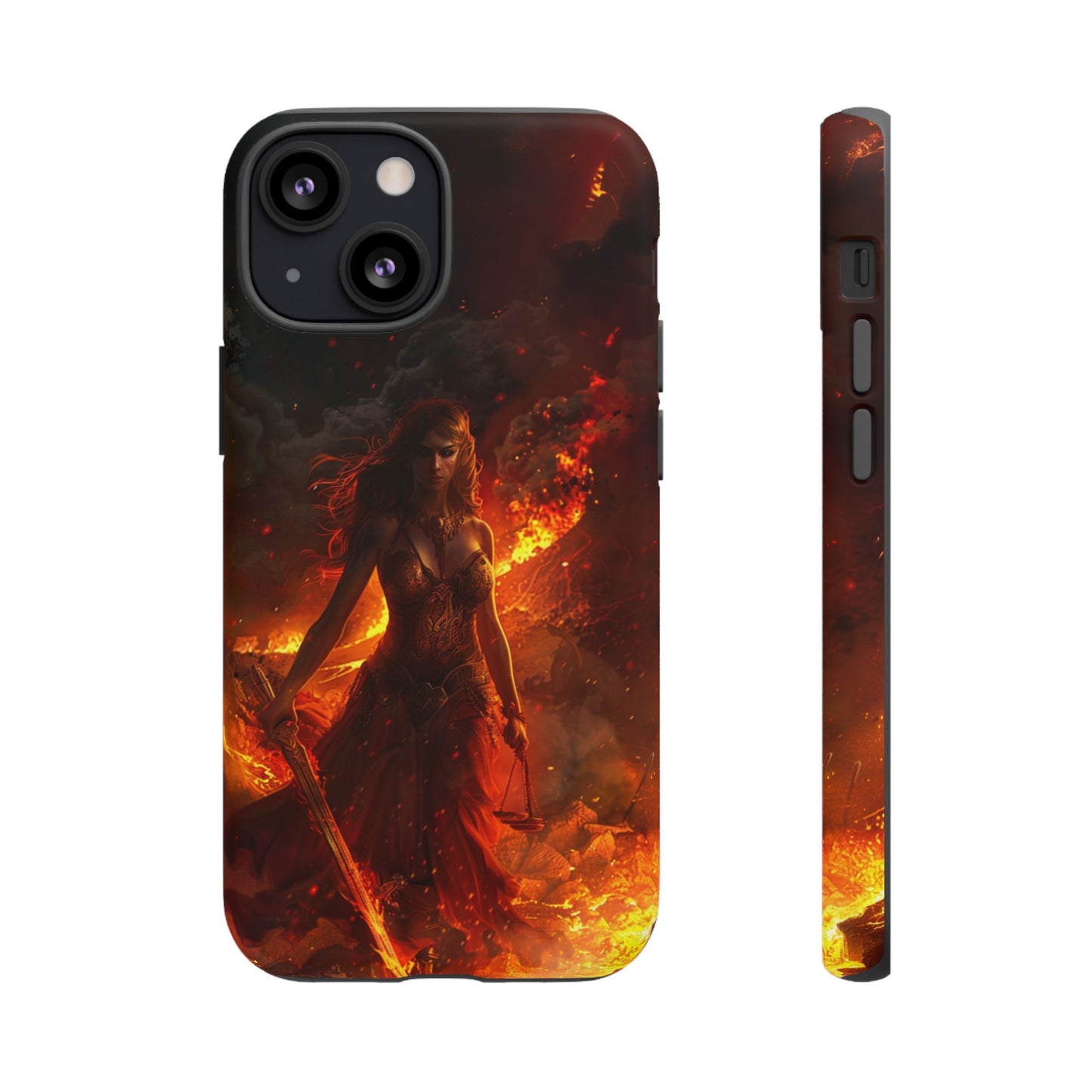 Fiery Goddess Nemesis Phone Case - iPhone, Google Pixel, Samsung Galaxy