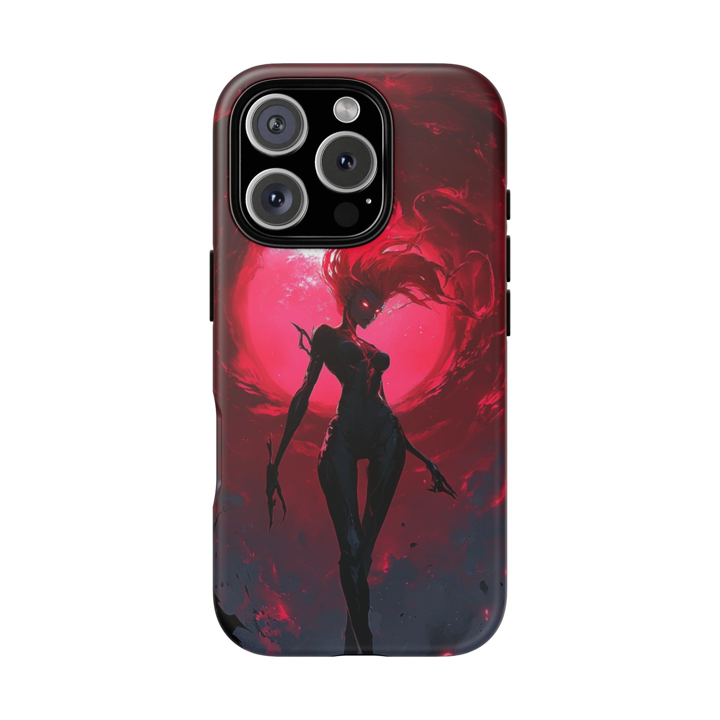 Crimson Eclipse Gothic Gaming Phone Case - iPhone, Google Pixel, Samsung Galaxy