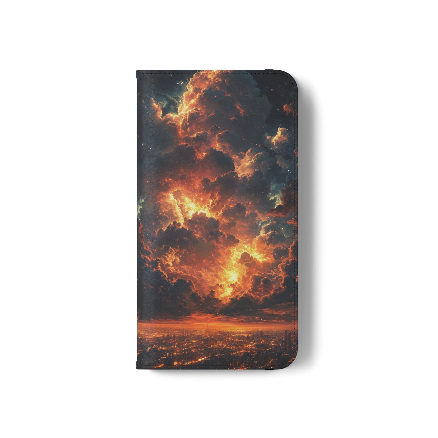 Cosmic Storm - Wallet Flip Case