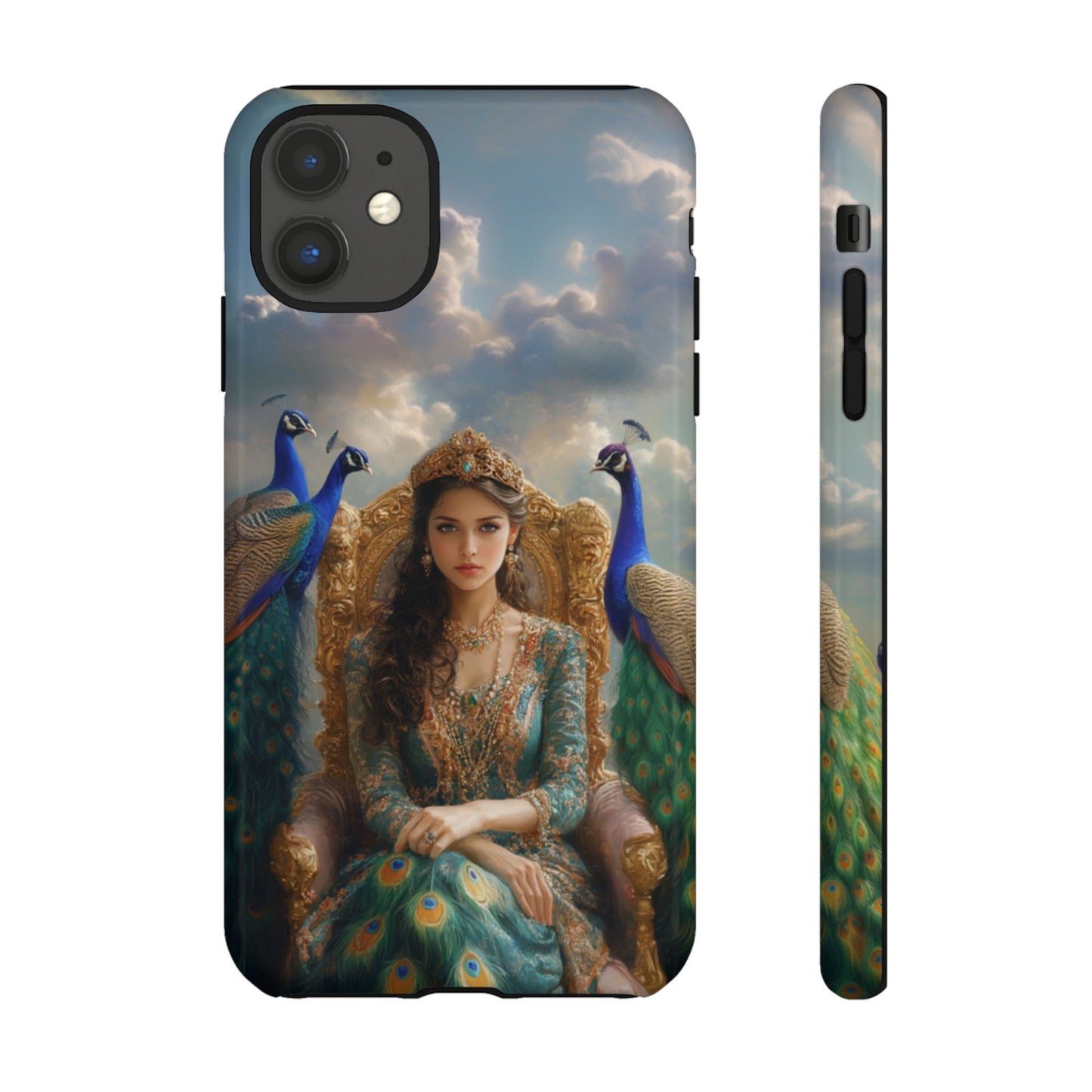 Hera Peacock Empress Golden Throne - Tough iPhone Case