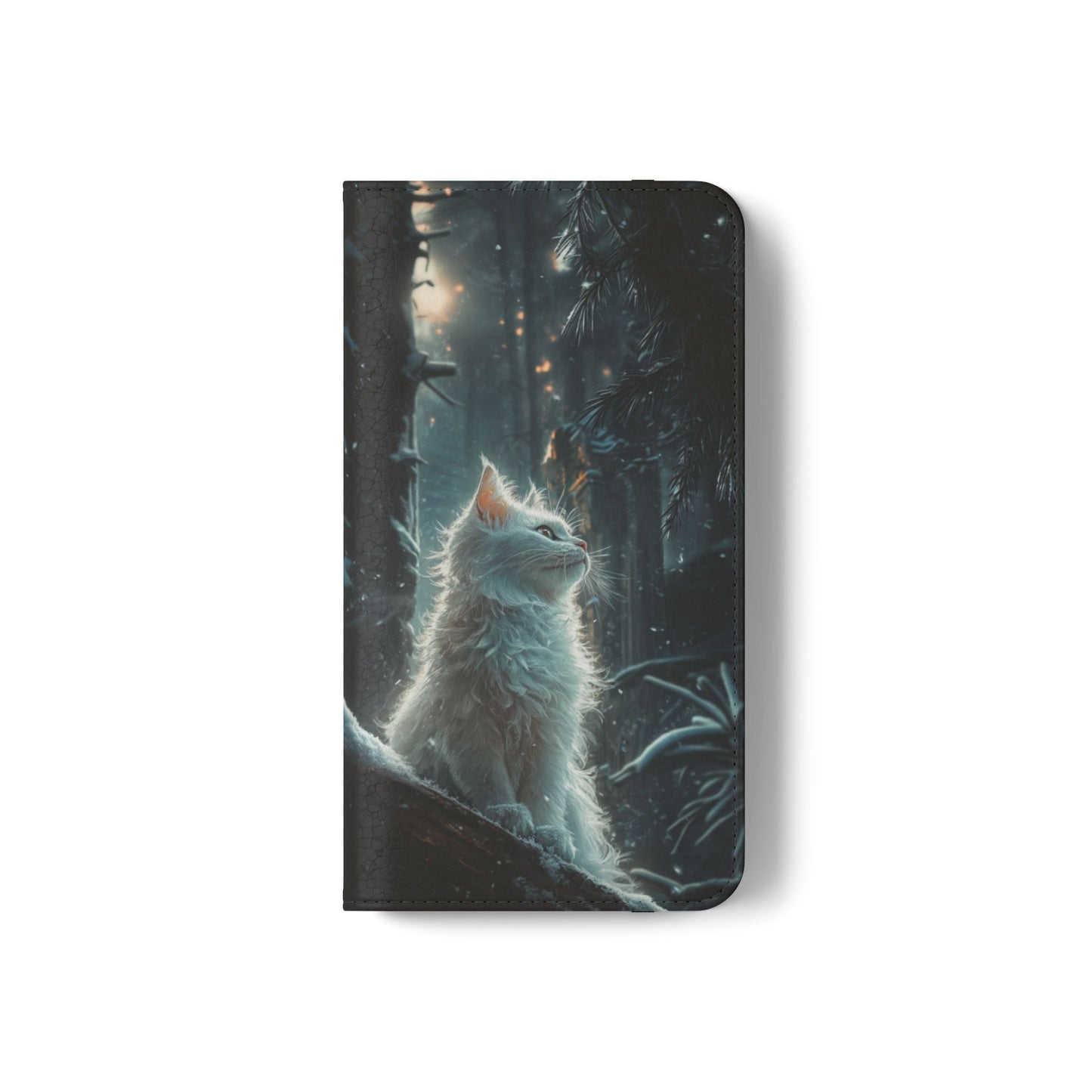 Winter Spirit Cat - Wallet Flip Case