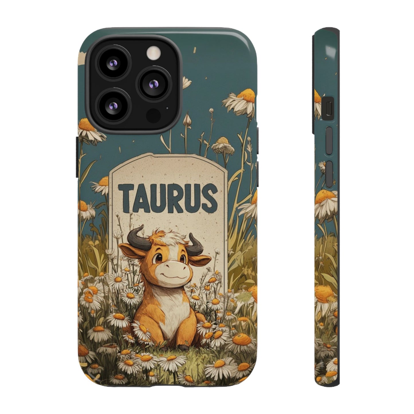 Taurus Cute Calf - Tough iPhone Case