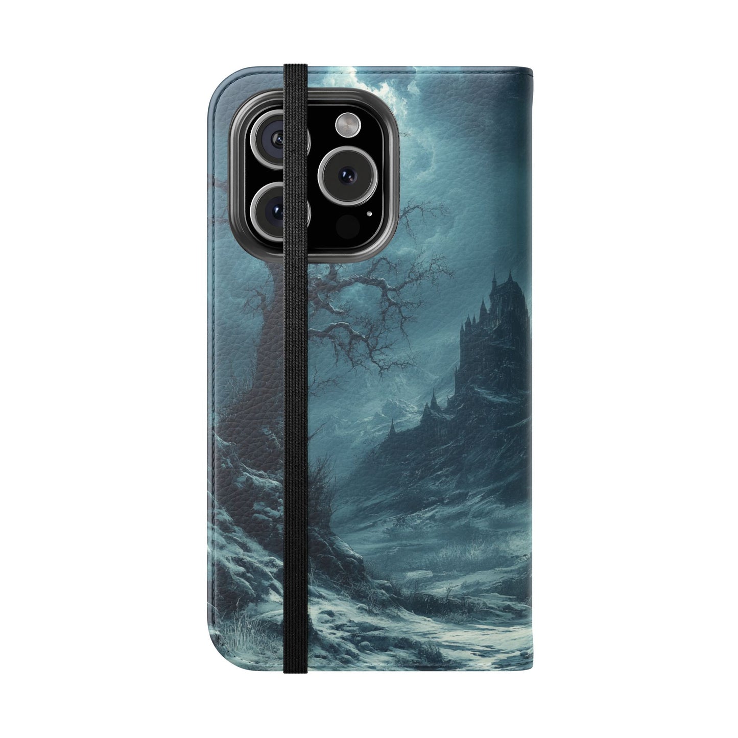 Stormy Castle - Wallet Flip Case