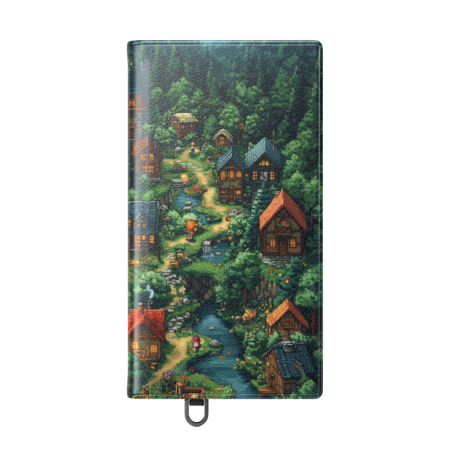 Pixel Forest Hamlet - Wallet Flip Case