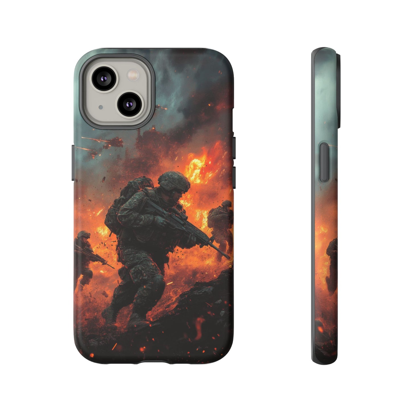 Epic Battlefield Soldier Phone Case - iPhone, Google Pixel, Samsung Galaxy