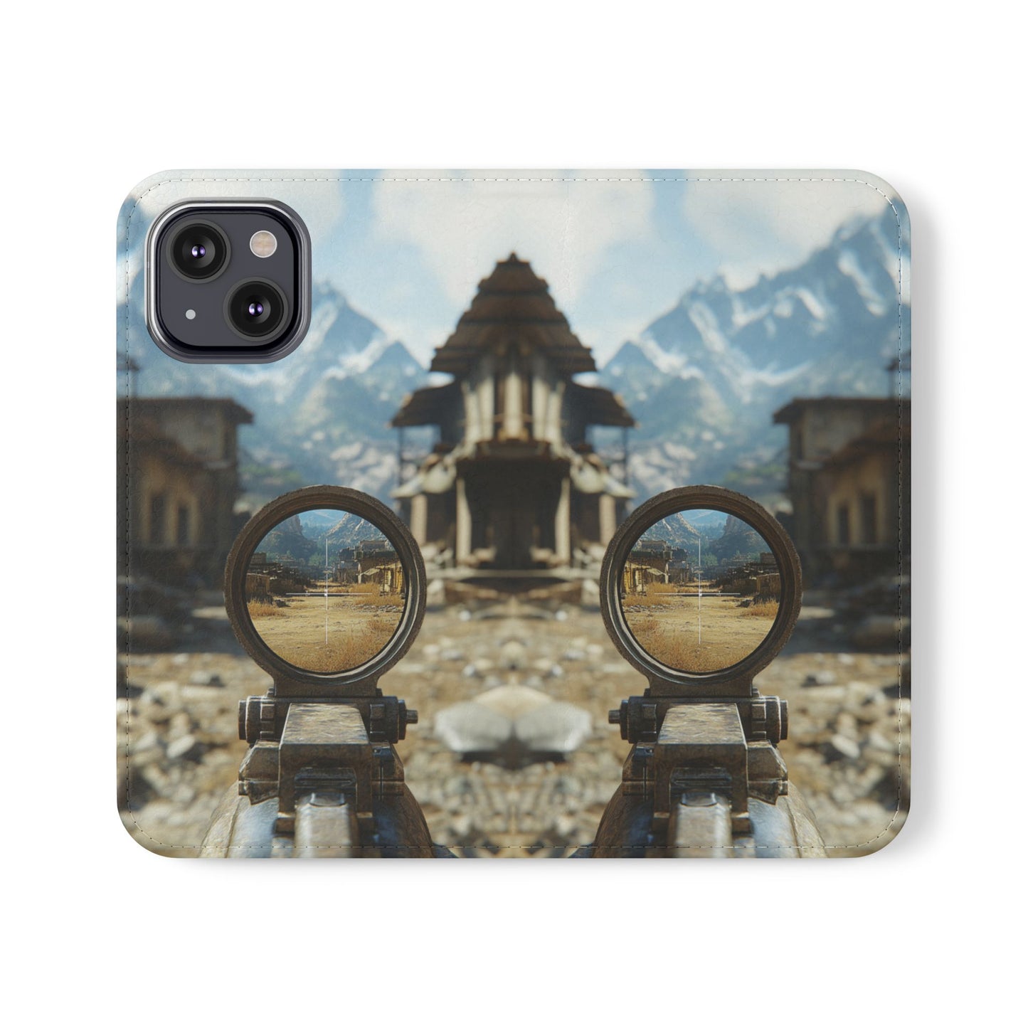 Desert Sniper Focus - Wallet Flip Case