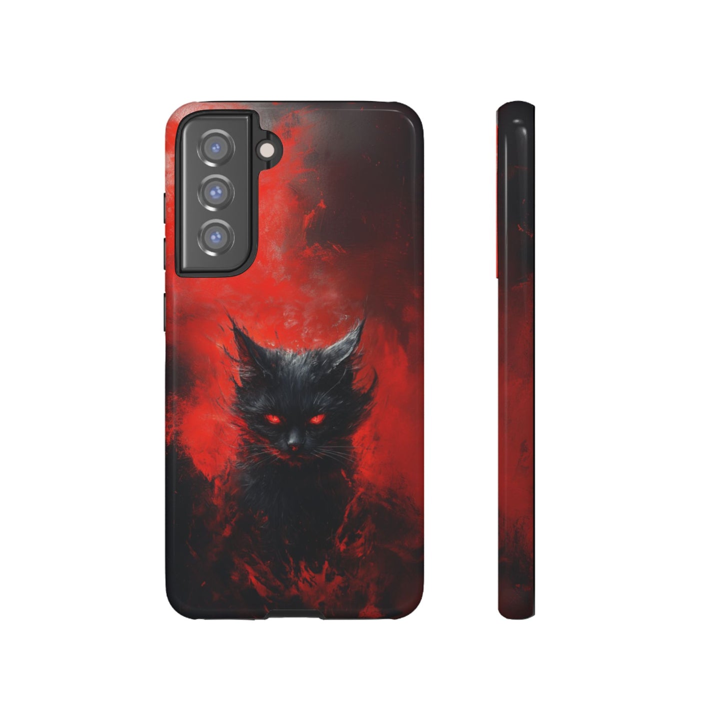 Fire Demon Black Cat - Tough Samsung Galaxy Case