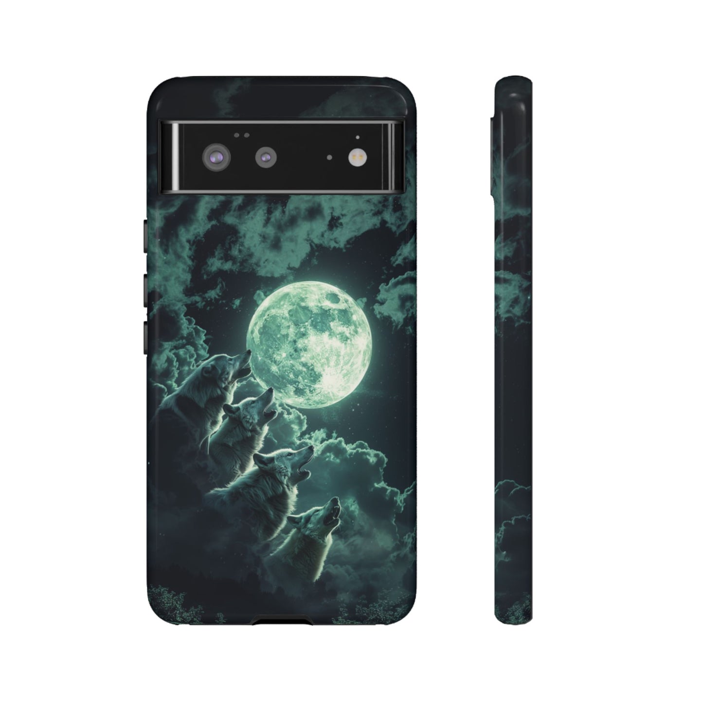 Moonlit Wolf Chorus - Tough Google Pixel Case