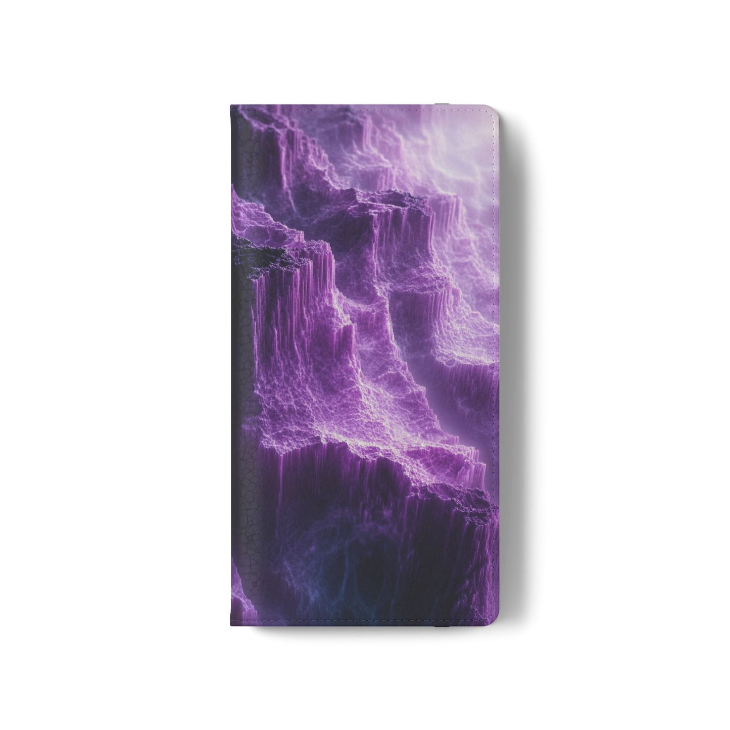 Purple Crystal Canyon - Wallet Flip Case