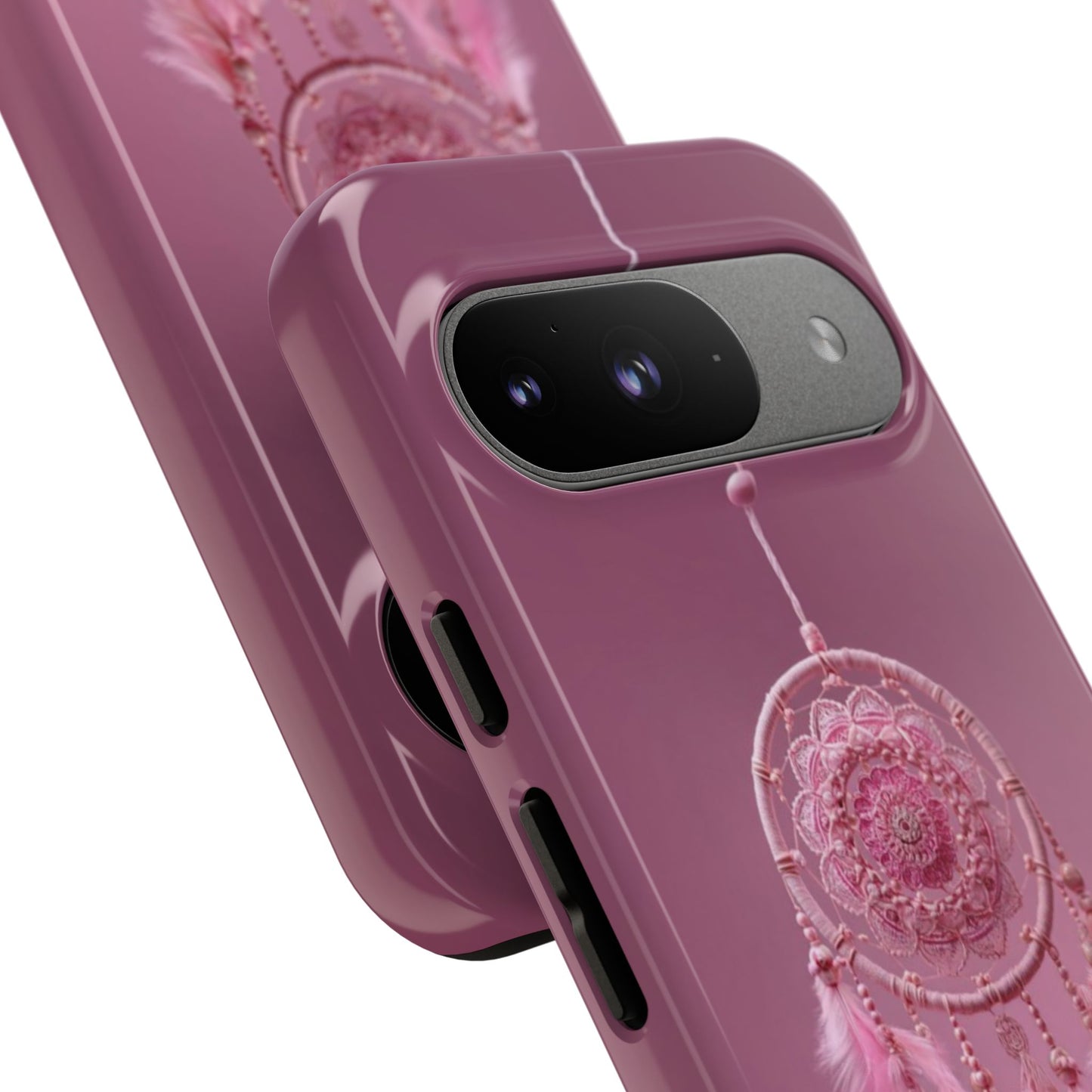 Pink Lace Dreamcatcher - Tough Google Pixel Case