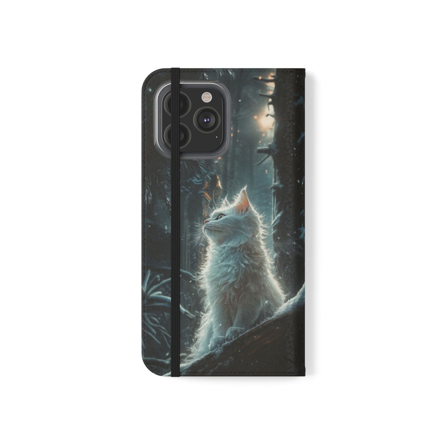 Winter Spirit Cat - Wallet Flip Case