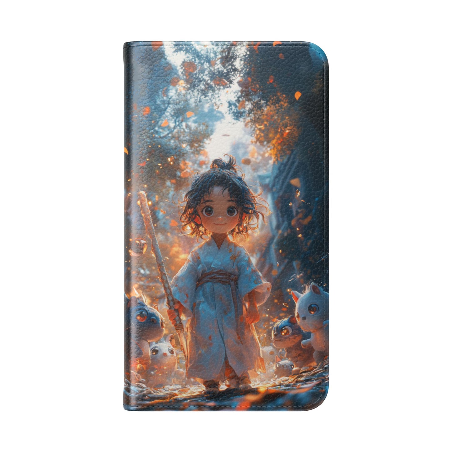Forest Spirit Child - Wallet Flip Case