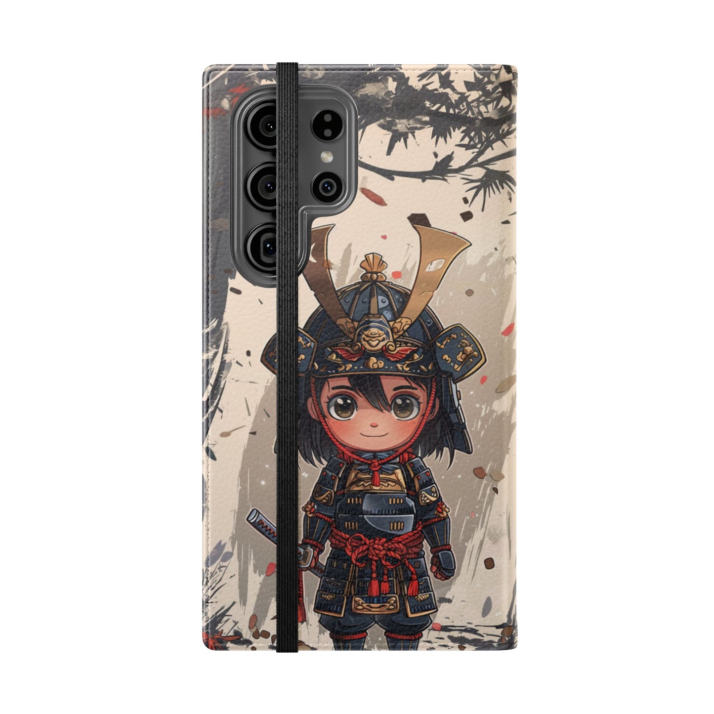 Chibi Samurai - Wallet Flip Case