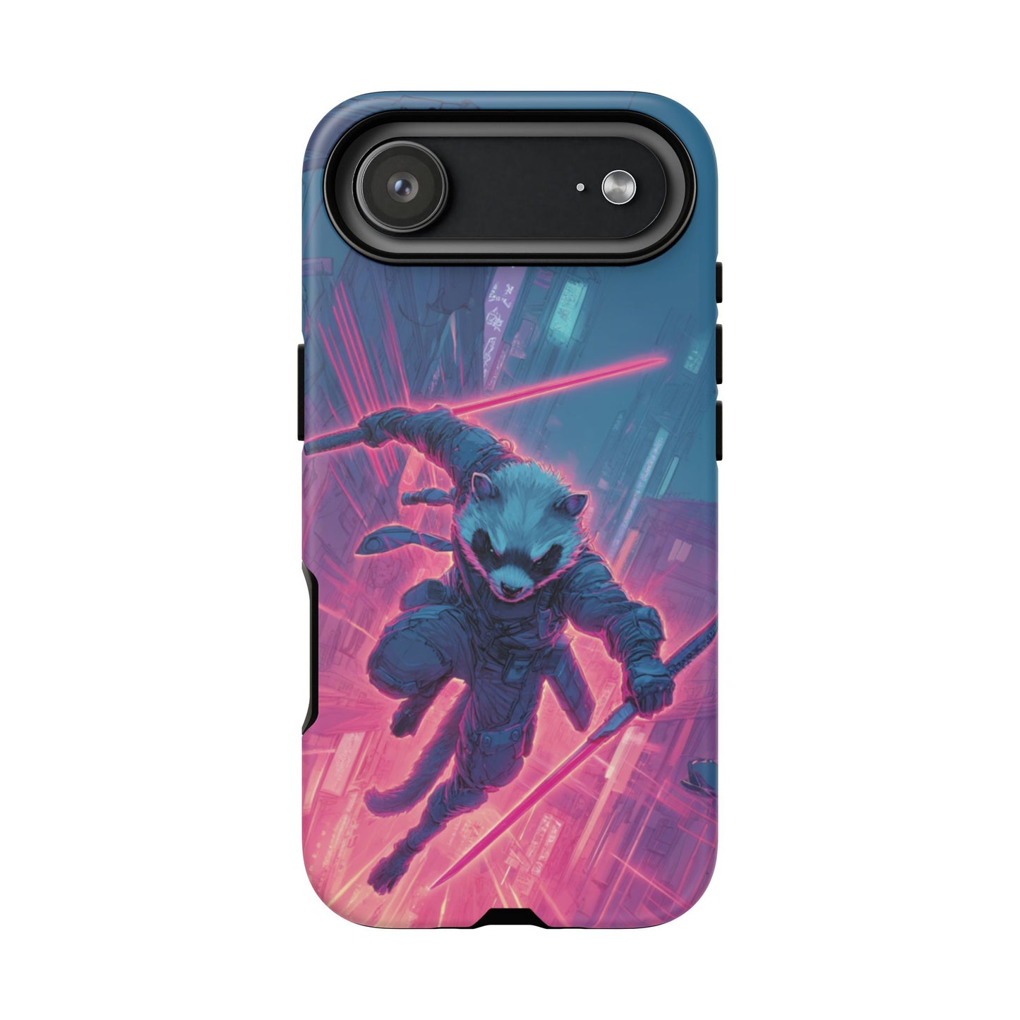 Cyberpunk Ferret - Tough iPhone Case