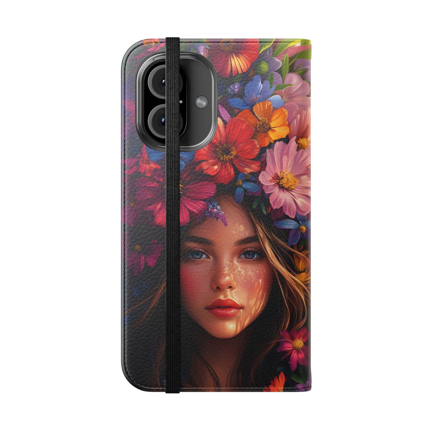 Floral Crown Muse - Wallet Flip Case
