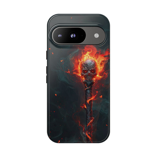 Inferno Skull Staff - Tough Google Pixel Case