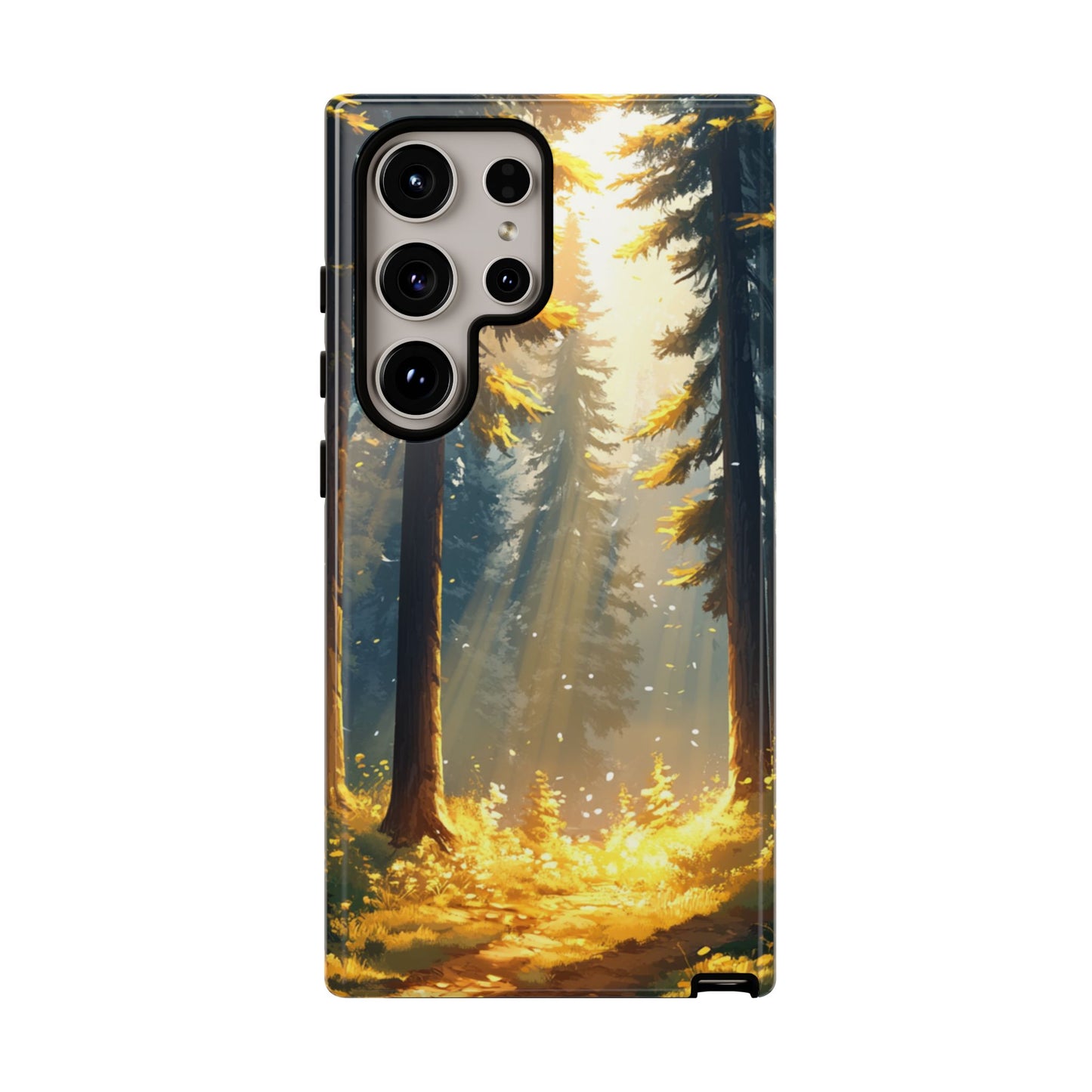 Golden Forest Path – Tough Samsung Galaxy Case