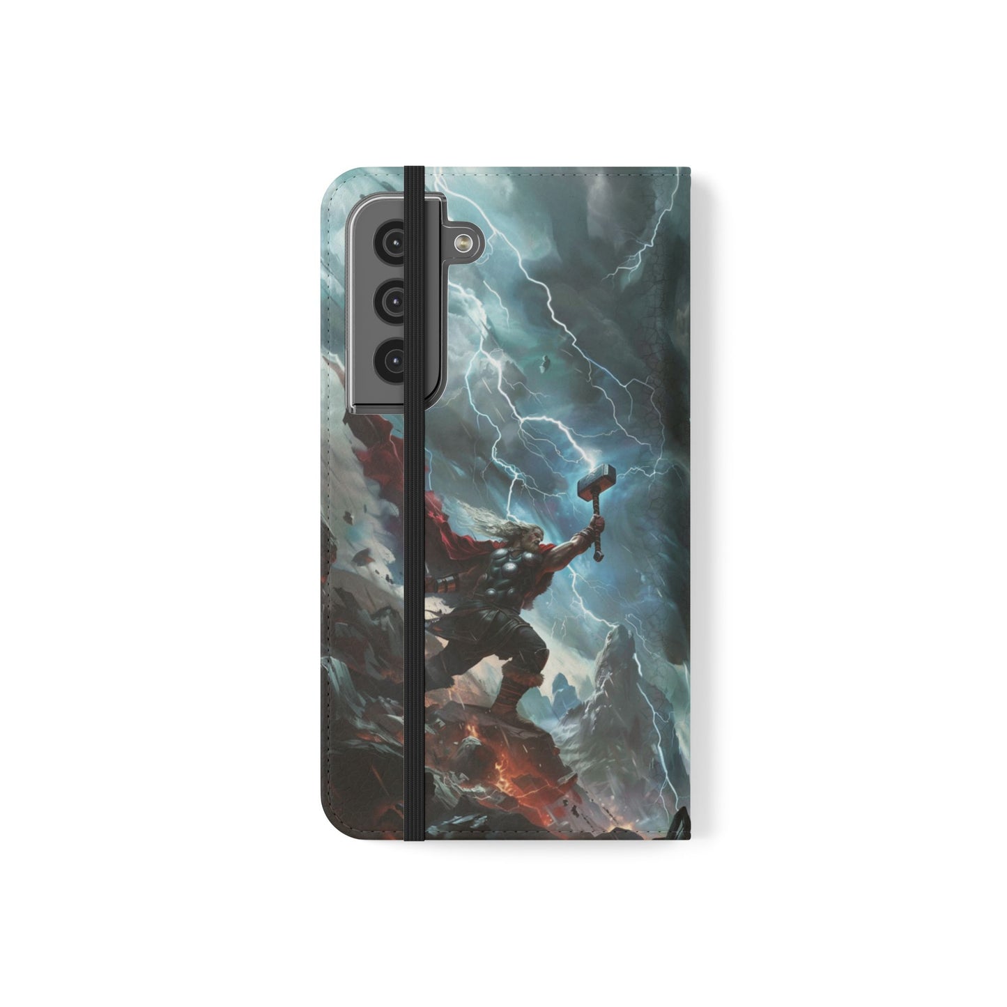 Thor Lightning Storm - Wallet Flip Case