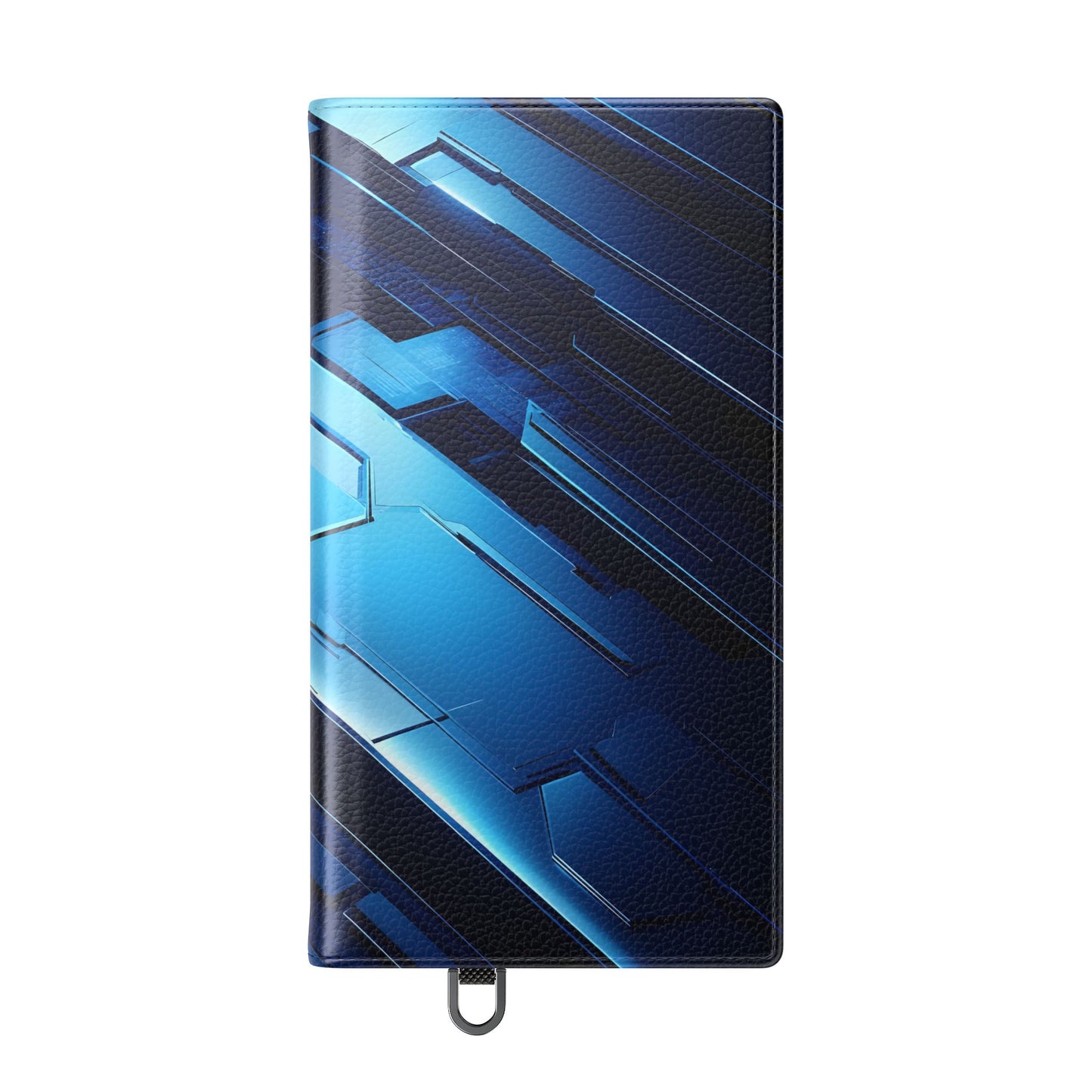 Blue Tech Matrix - Wallet Flip Case