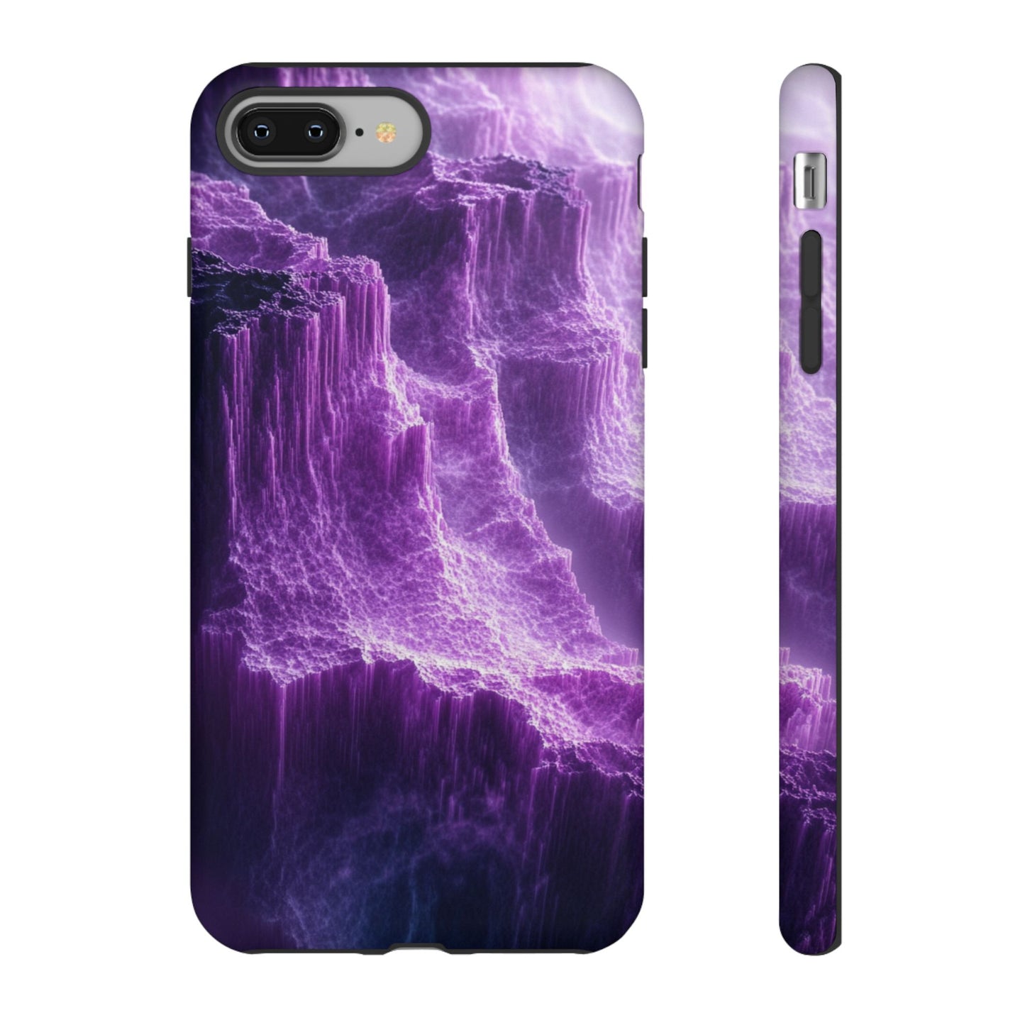 Purple Crystal Canyon - Tough iPhone Case
