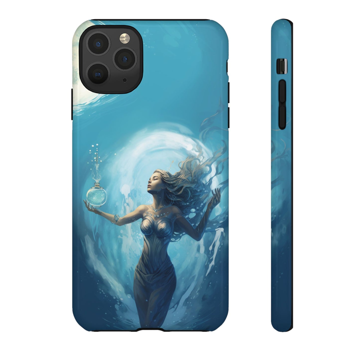 Aquarius Lunar Water Bearer Phone Case – iPhone, Google Pixel, Samsung Galaxy