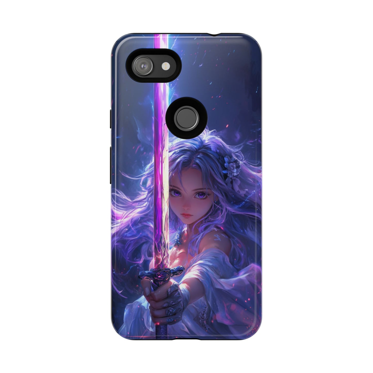 Violet Blade Warrior – Tough Google Pixel Case