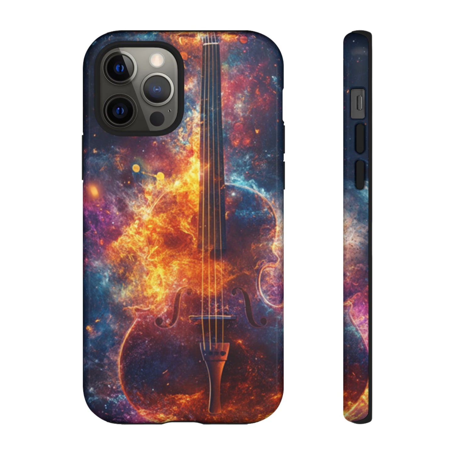 Fiery Violin Galaxy Phone Case – iPhone, Samsung, Google Pixel
