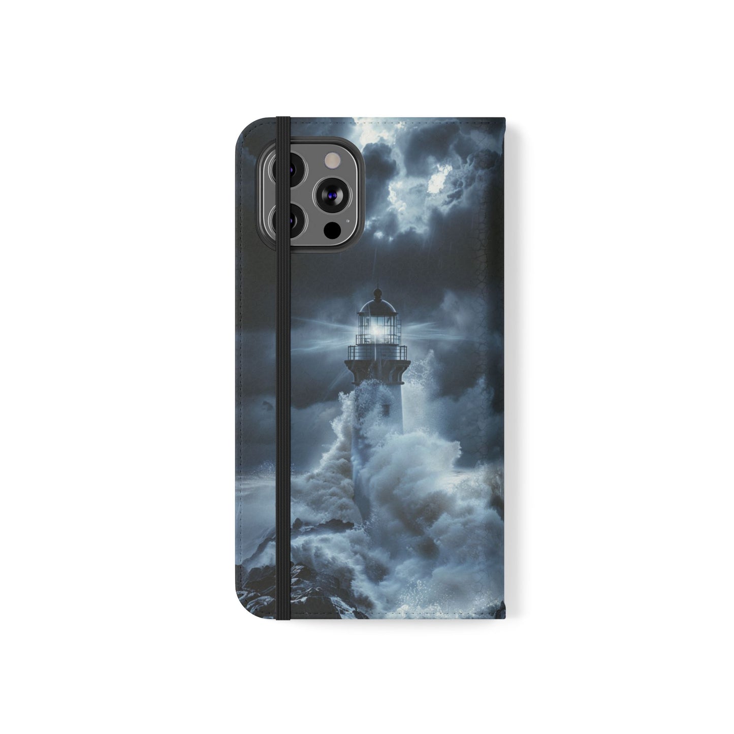 Stormbound Lighthouse - Wallet Flip Case