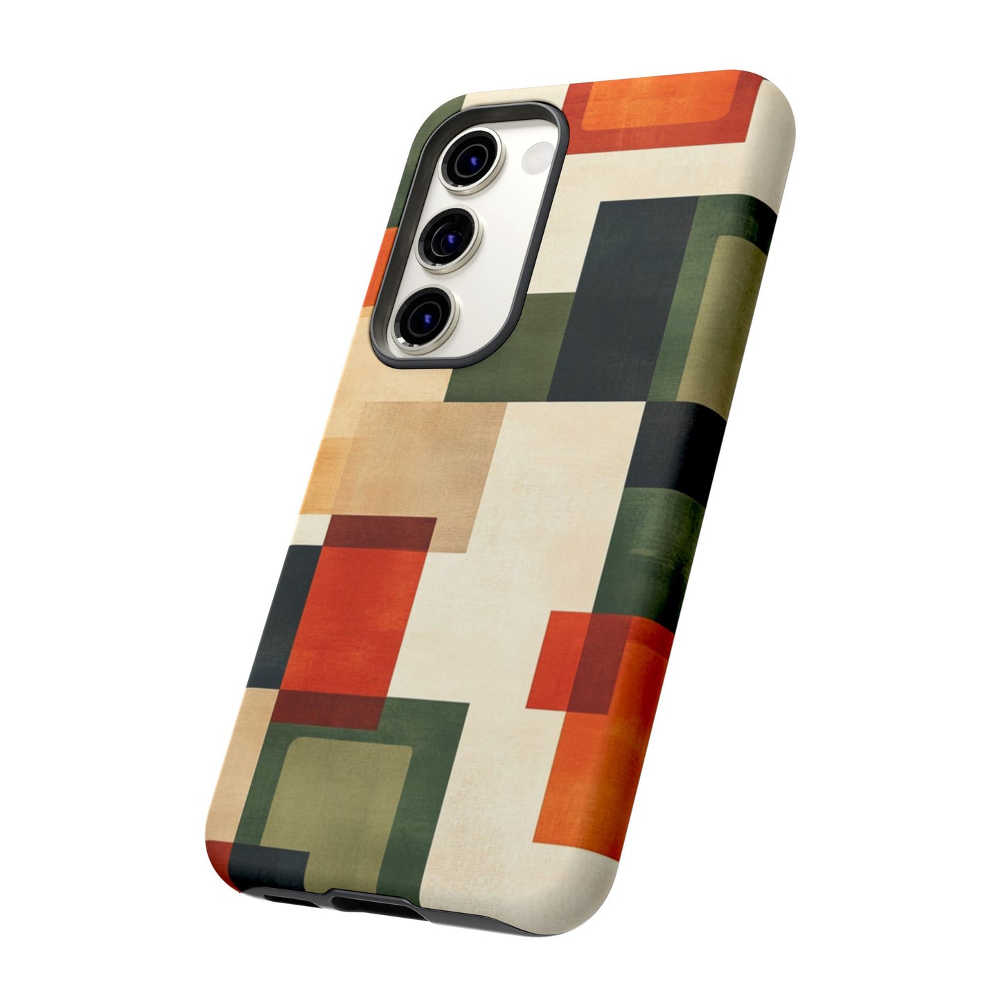 Mid-Century Modern Geometric Pattern Phone Case - iPhone, Google Pixel, Samsung Galaxy