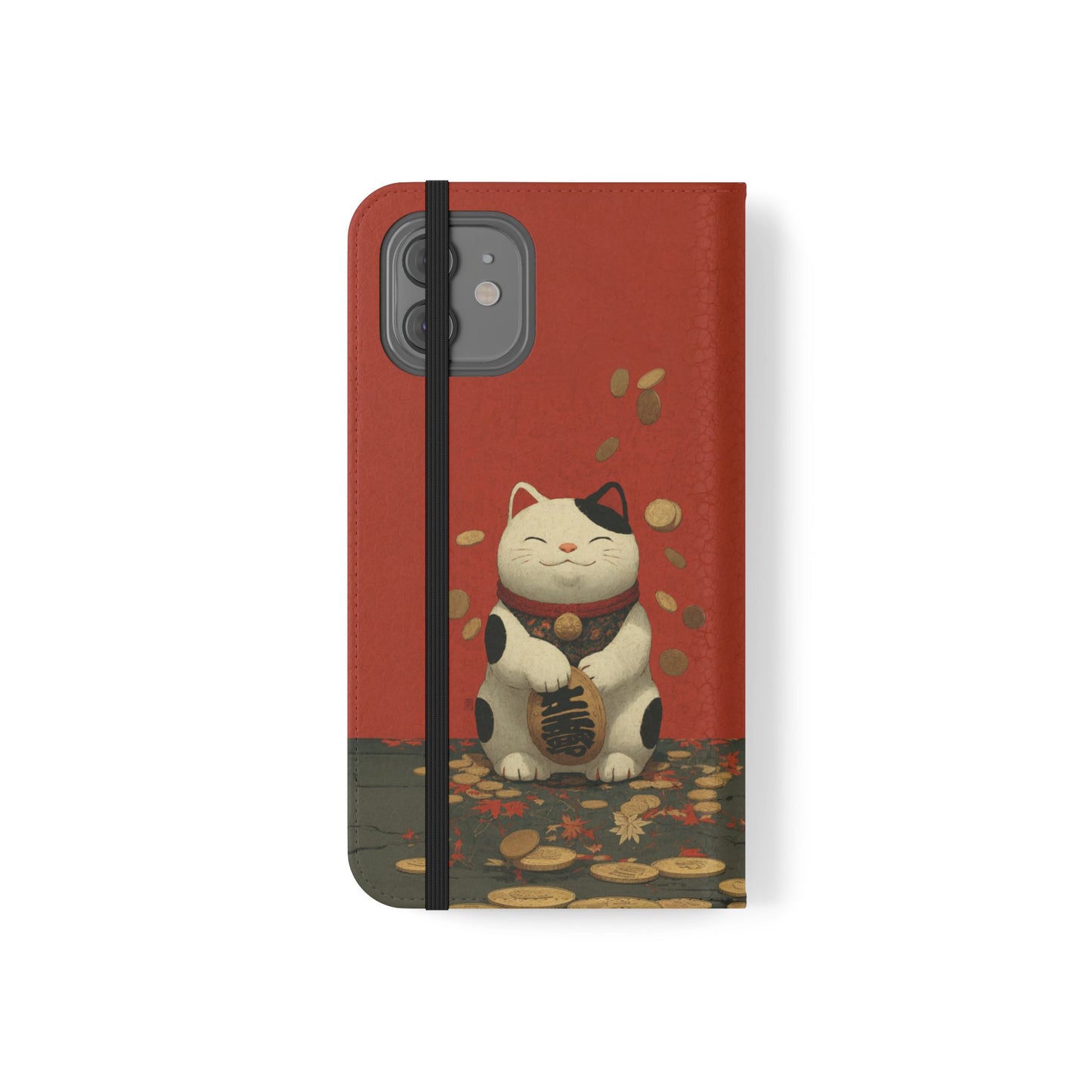 Lucky Cat - Wallet Flip Case
