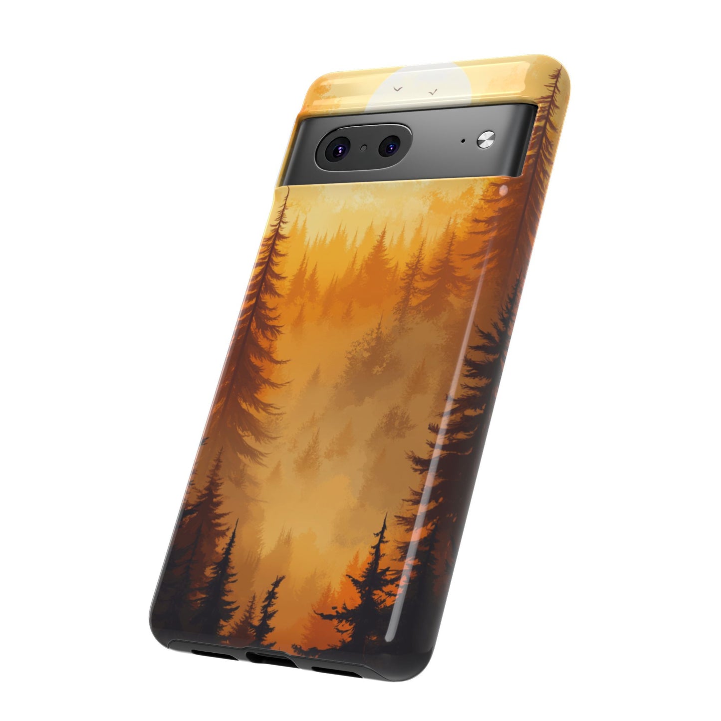 Golden Sunset Forest Phone Case - iPhone, Google Pixel, Samsung Galaxy