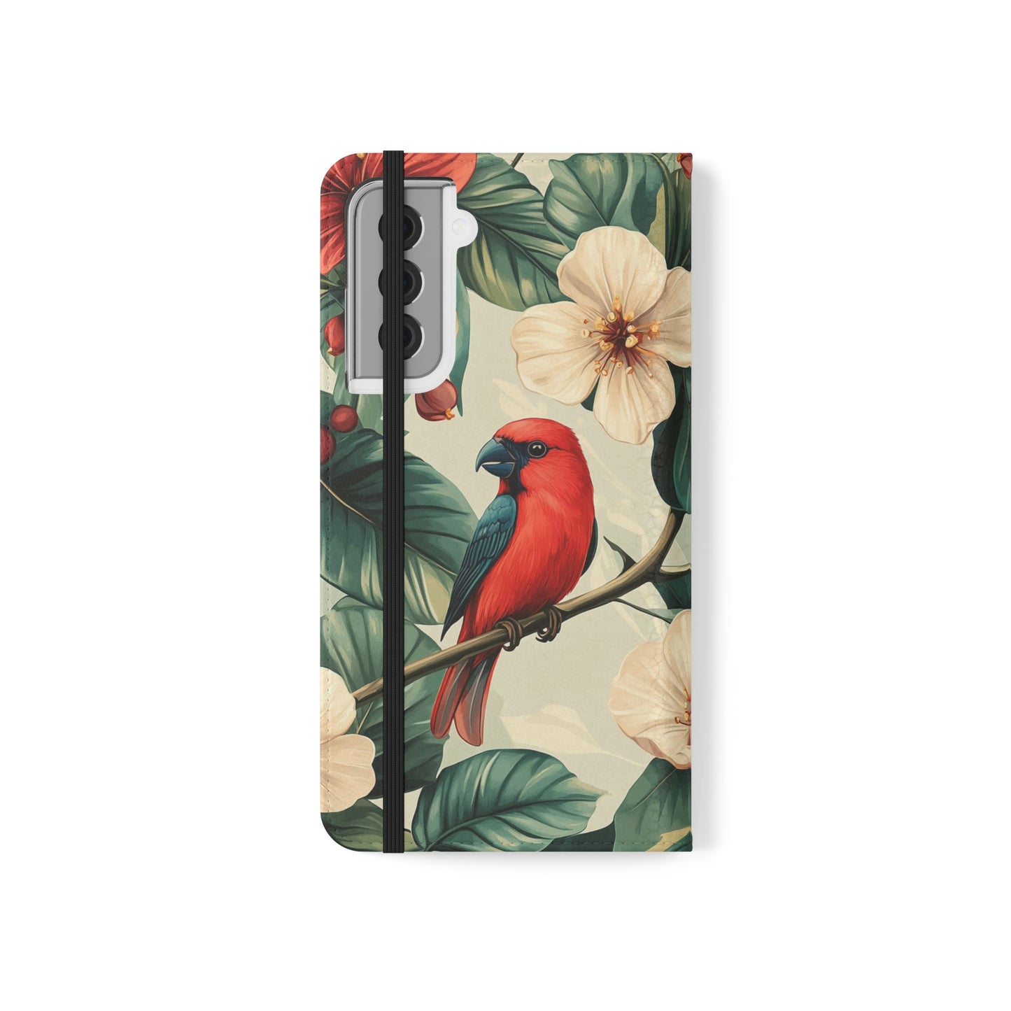 Scarlet Songbird - Wallet Flip Case