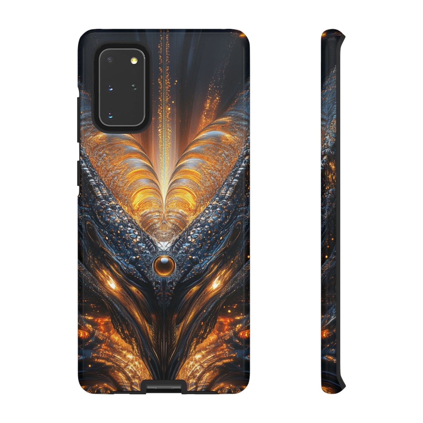 Obsidian Flare Fractal – Tough Samsung Galaxy Case
