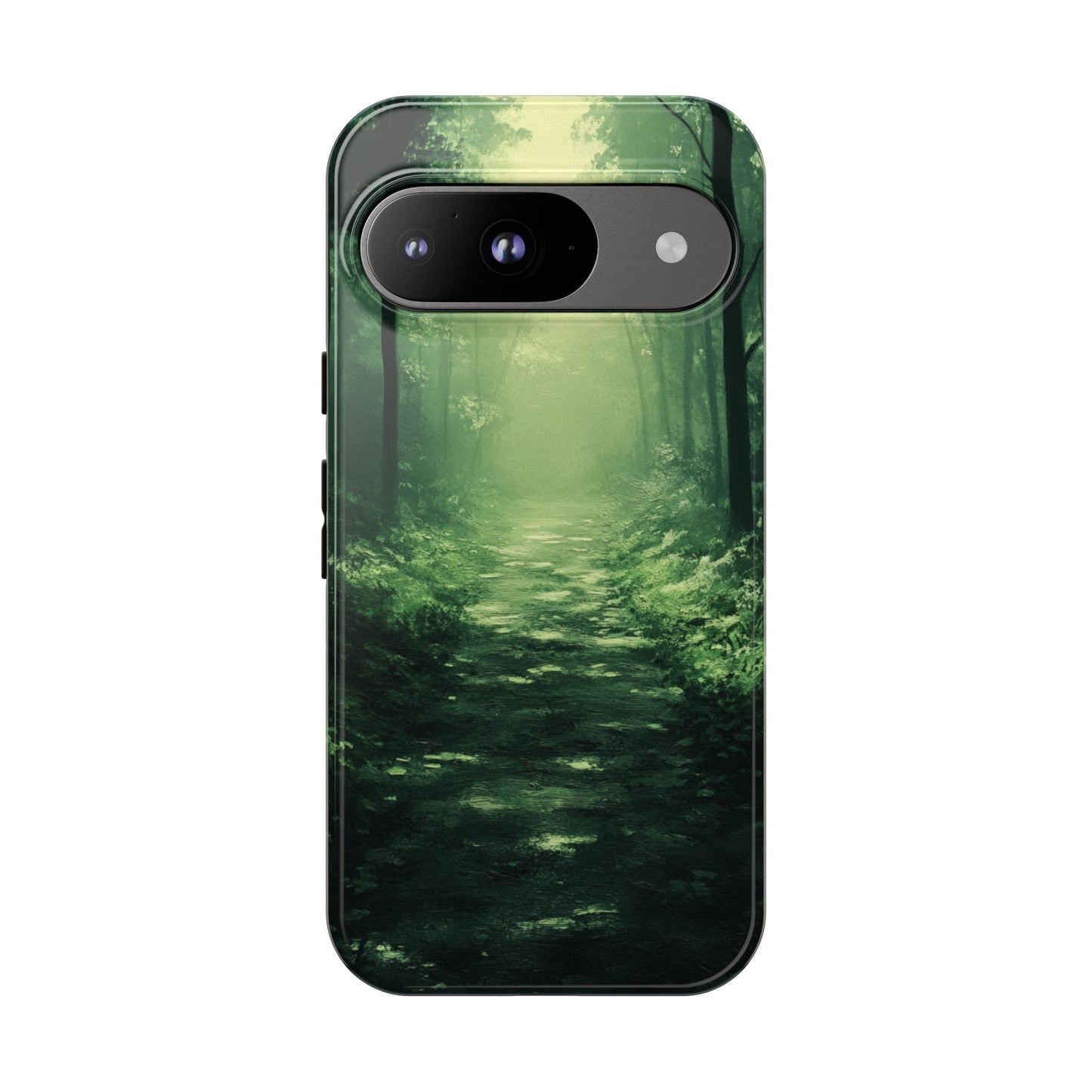 Emerald Mist Forest Path - Tough Google Pixel Case