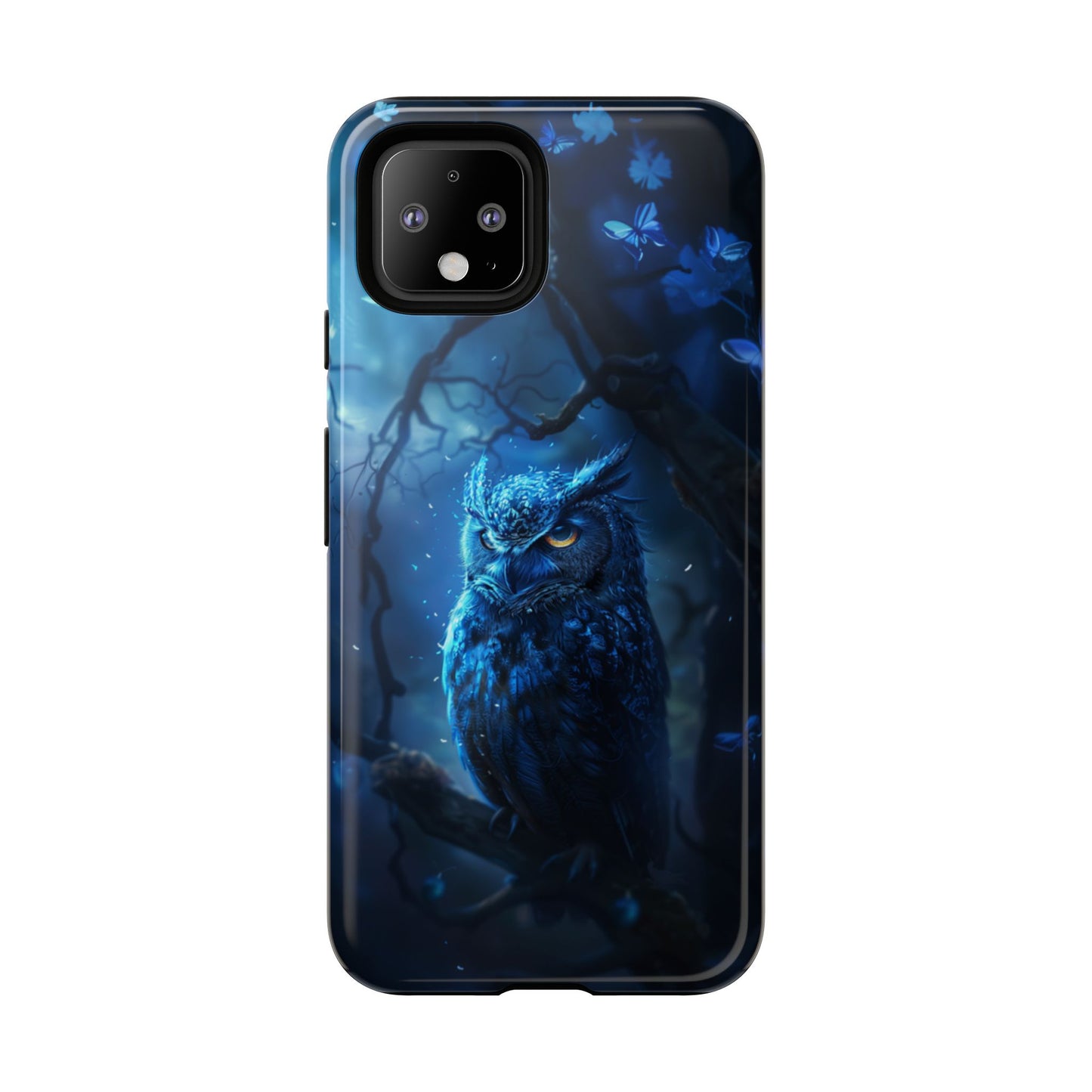 Azure Nocturne Owl – Tough Google Pixel Case