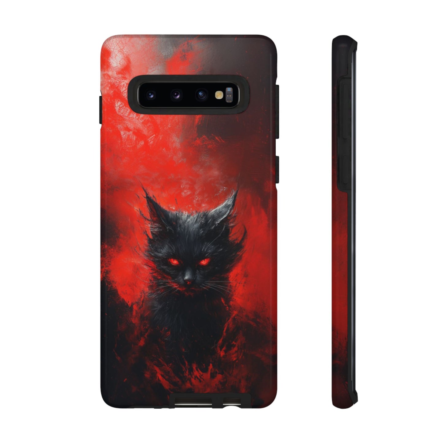 Fire Demon Black Cat - Tough Samsung Galaxy Case