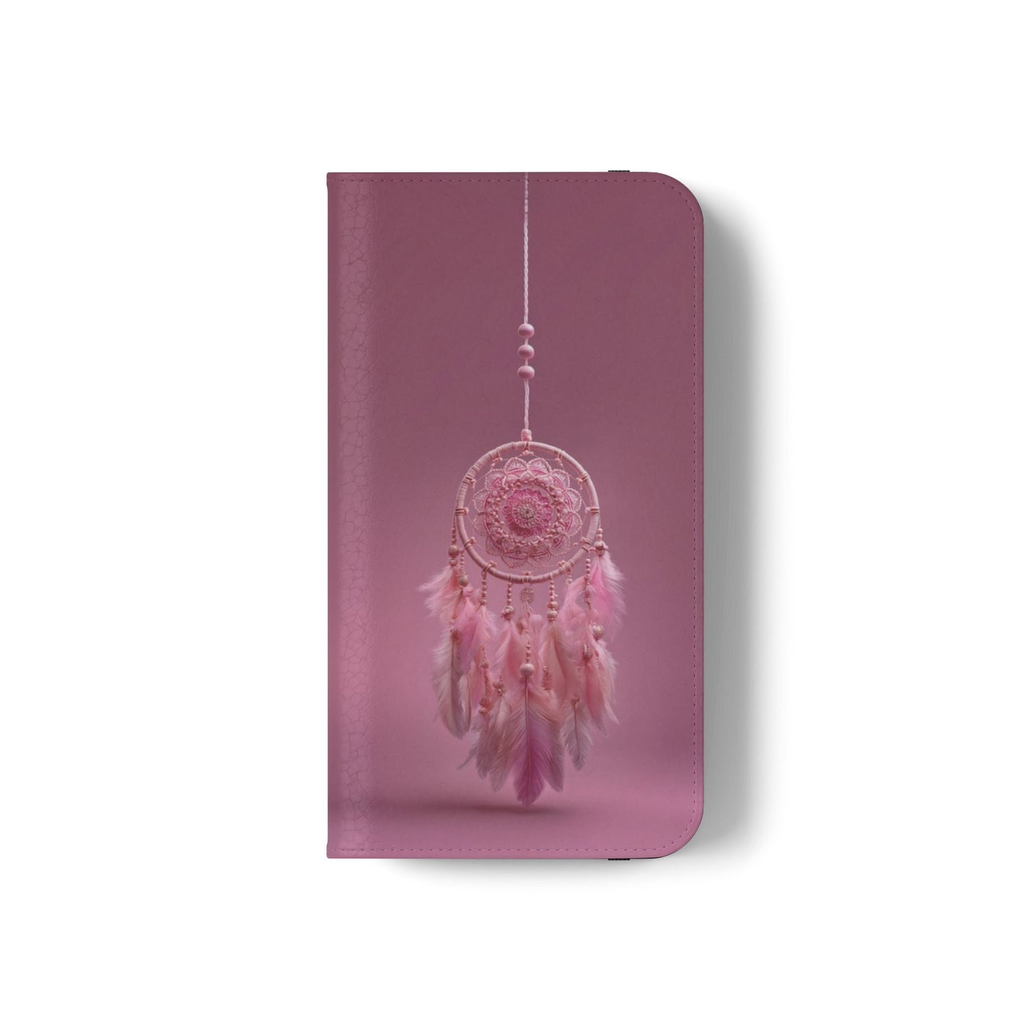 Pink Lace Dreamcatcher - Wallet Flip Case