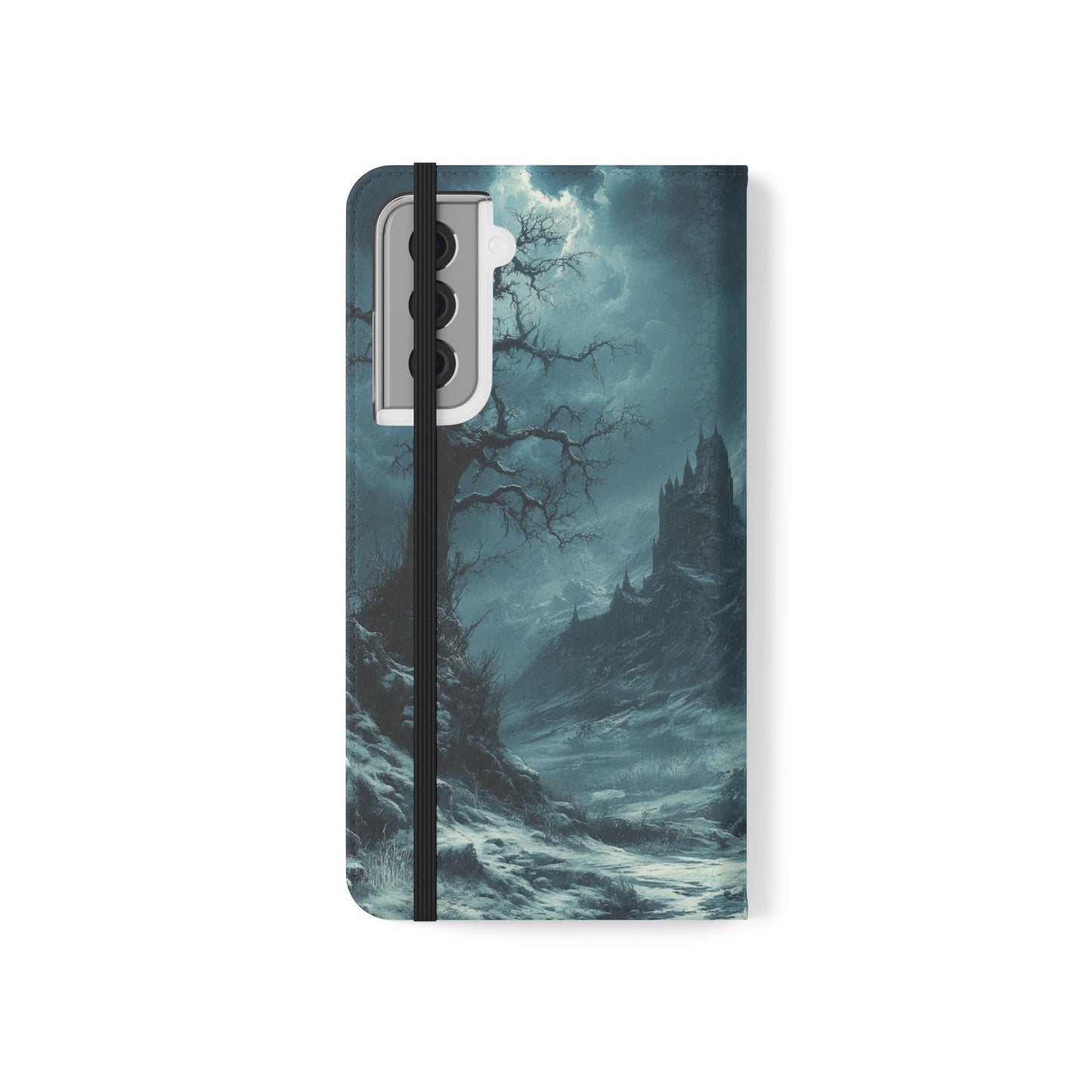 Stormy Castle - Wallet Flip Case