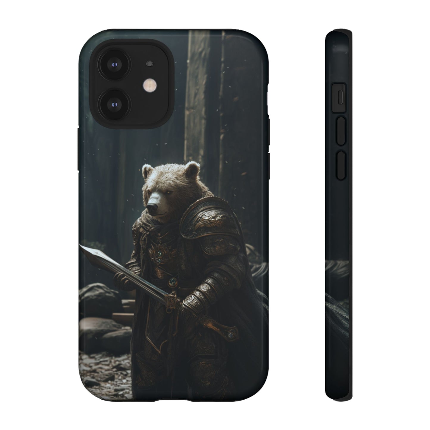 Medieval Bear Warrior Knight - Tough iPhone Case