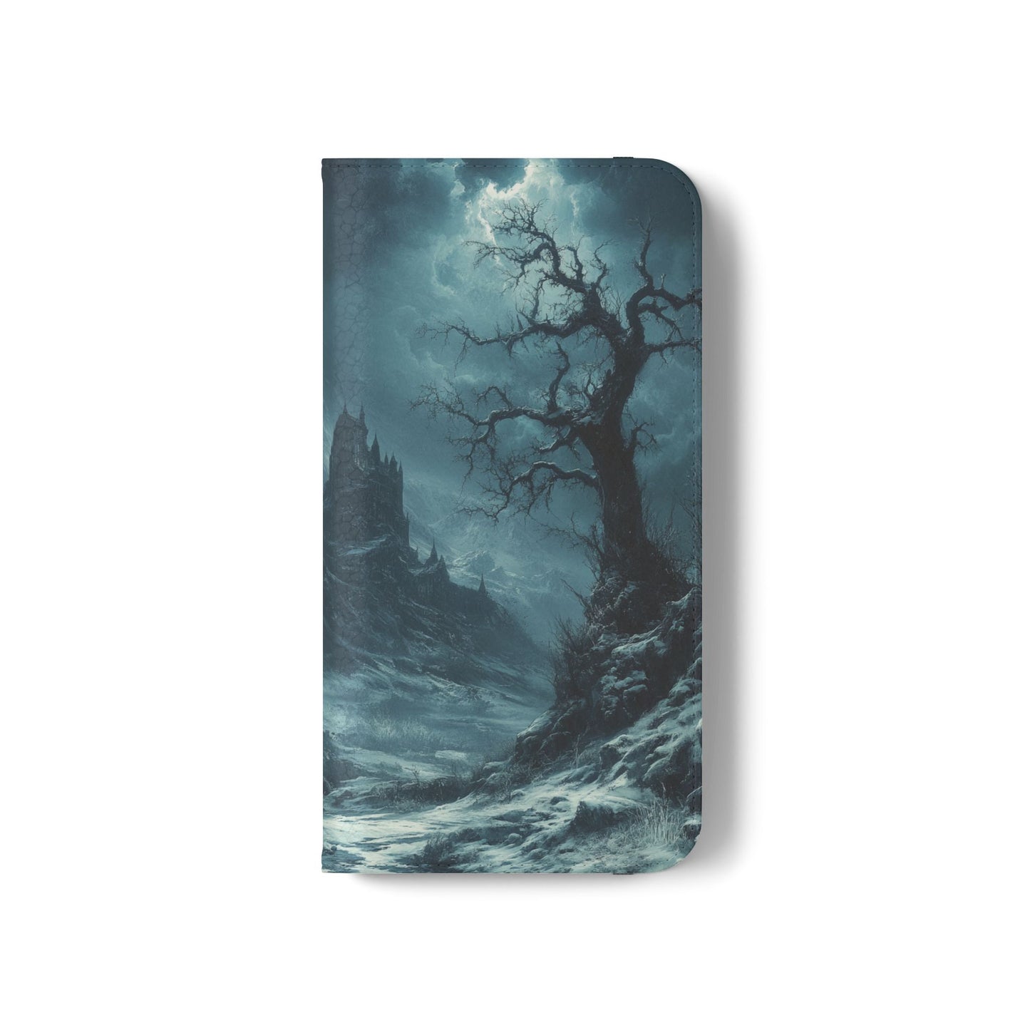 Stormy Castle - Wallet Flip Case