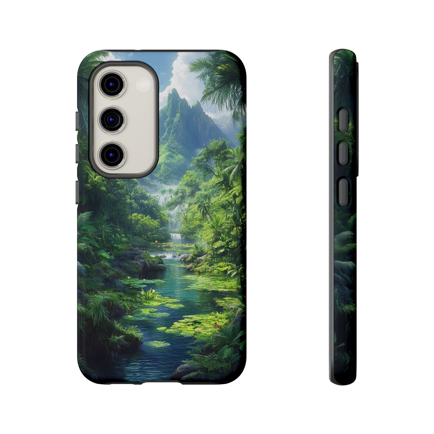 Verdant Jungle Cascade – Tough Samsung Galaxy Case