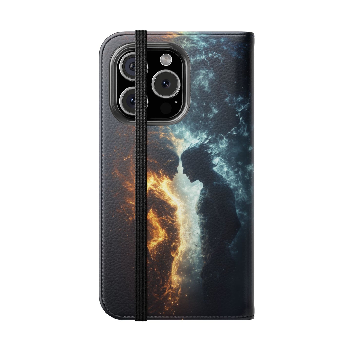 Fire & Frost Lovers - Wallet Flip Case