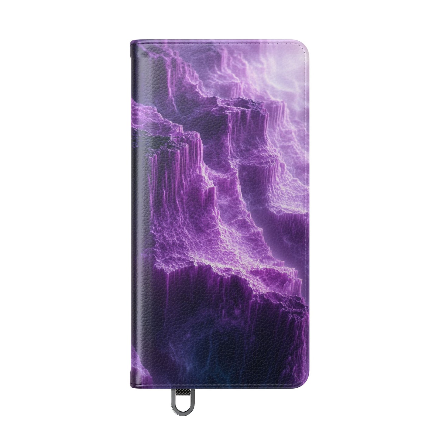 Purple Crystal Canyon - Wallet Flip Case