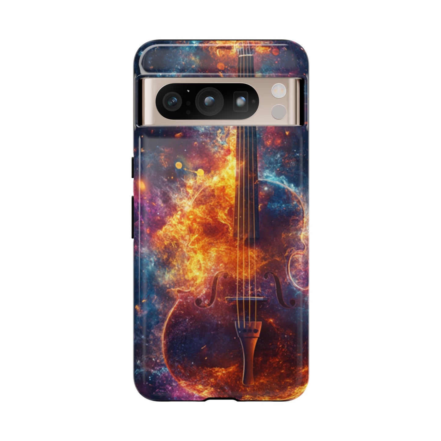 Fiery Violin Galaxy Phone Case – iPhone, Samsung, Google Pixel