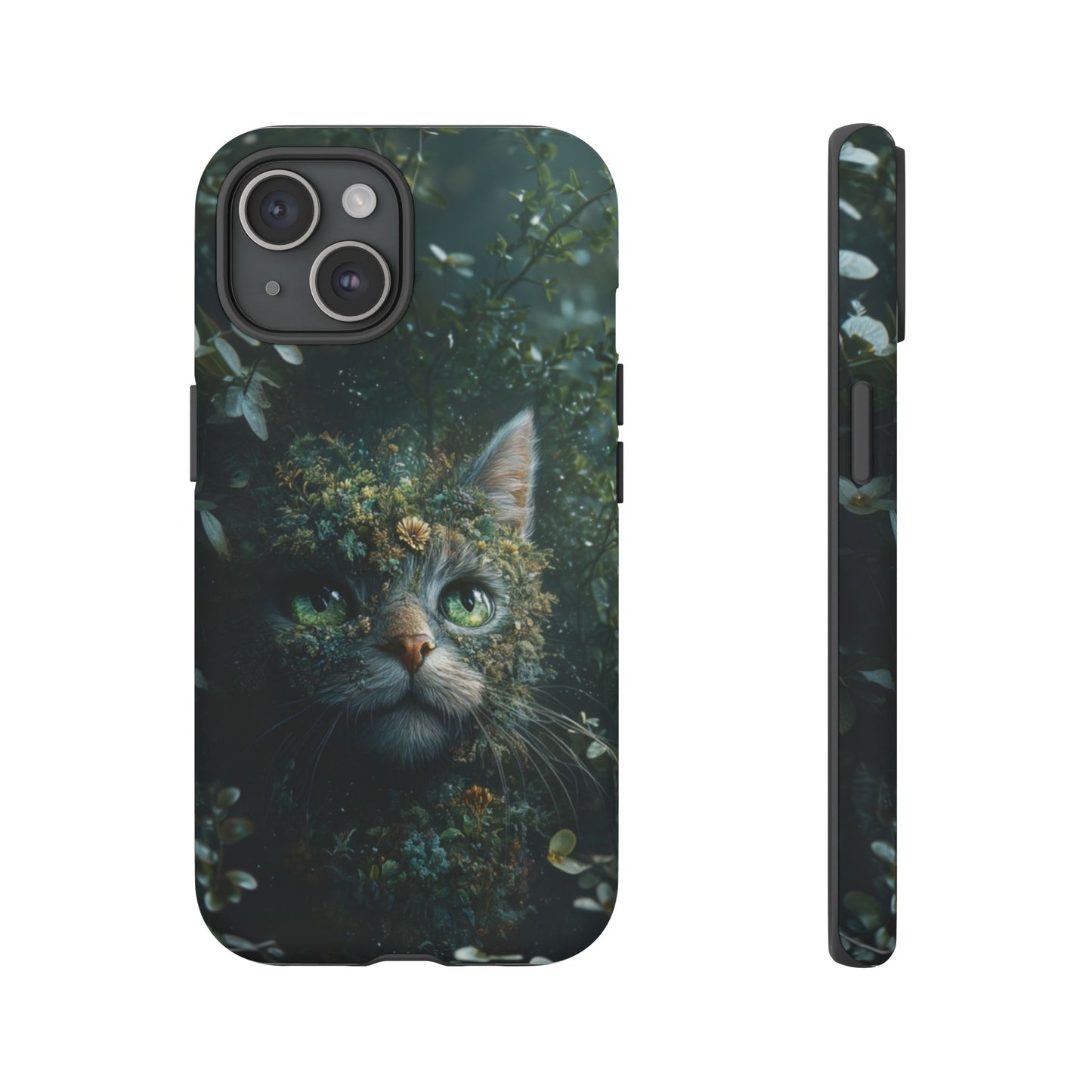 Forest Fantasy Cat Phone Case – iPhone, Google Pixel, Samsung Galaxy