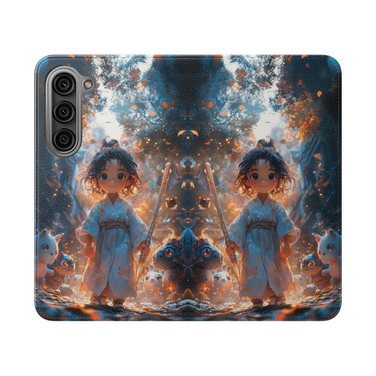 Forest Spirit Child - Wallet Flip Case